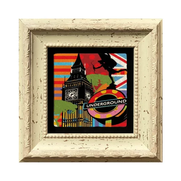 LONDON COASTER L51 WHITE FRAME