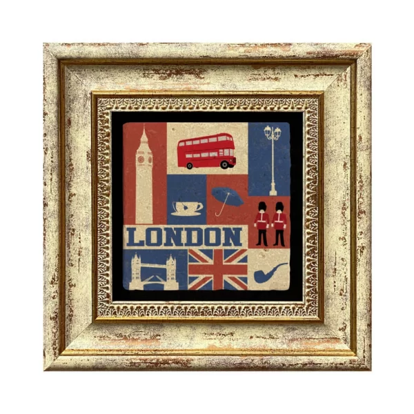 LONDON COASTER L55 GOLD FRAME