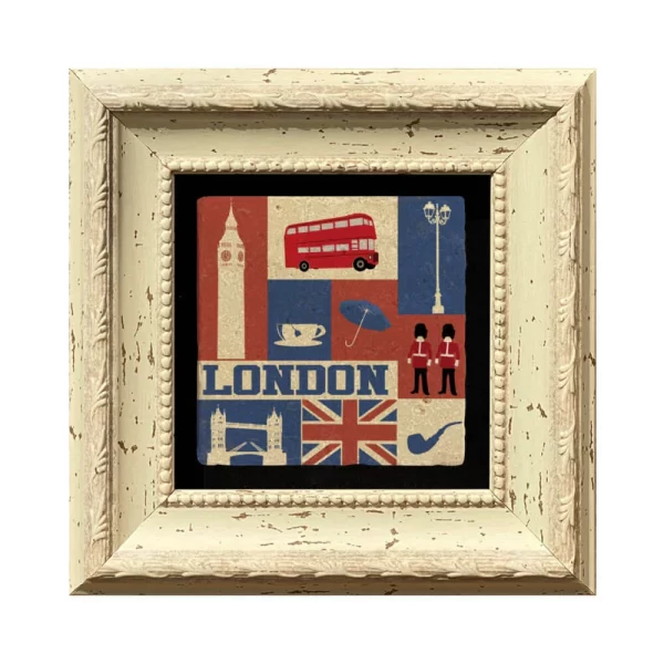 LONDON COASTER L55 WHITE FRAME