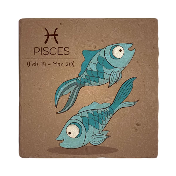 PISCES HOROSCOPE COASTER