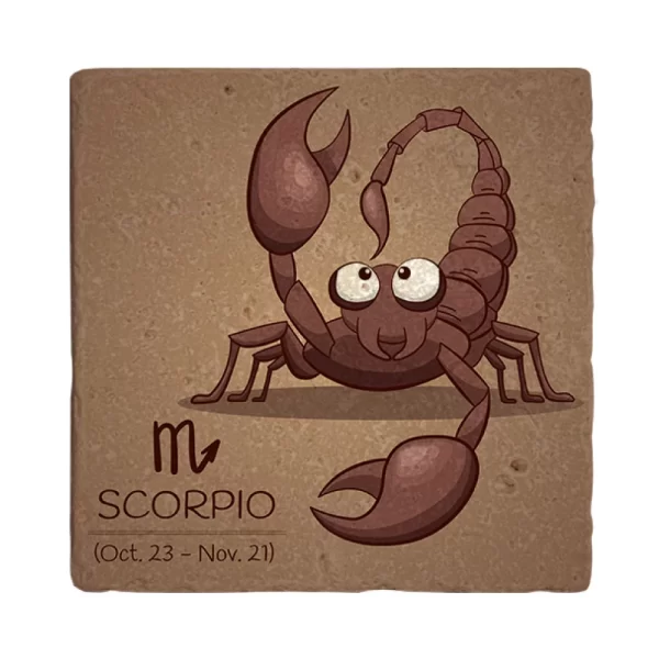 SCORPIO HOROSCOPE COASTER