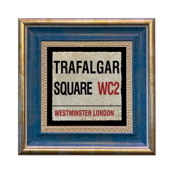 TRAFALGAR SQUARE FLAT BLUE