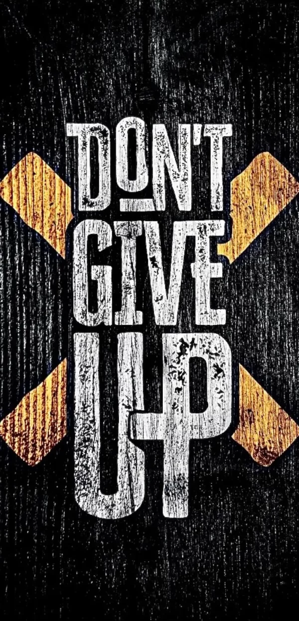 12 dont give up poster