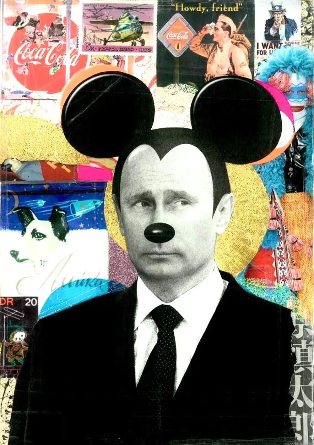 130-Putin Micky Poster