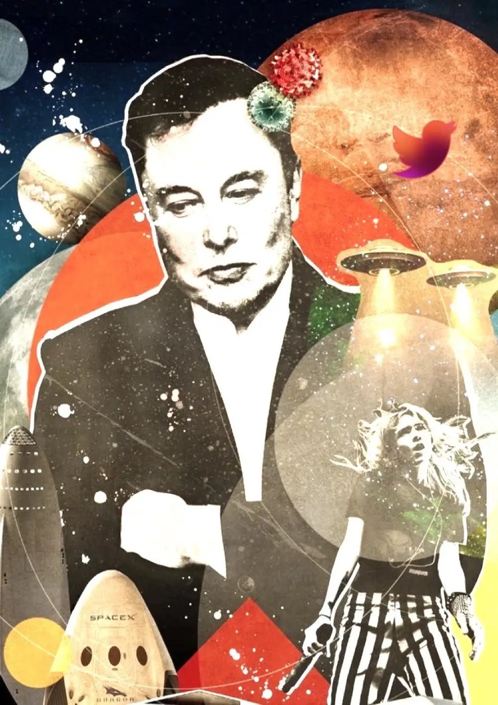 189-Elon Musk Poster