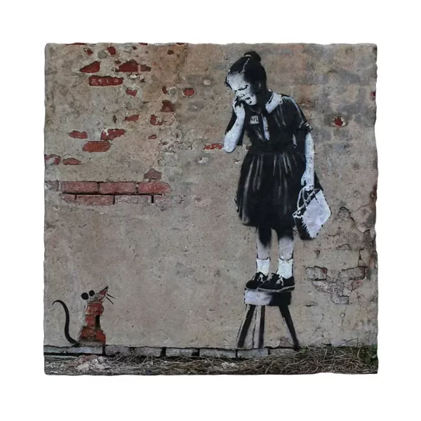 BANKSY COASTER B28 3