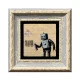 BANKSY-COASTER-B14-BLUE-FRAME