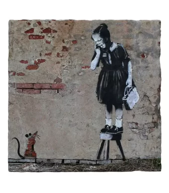 BANKSY-COASTER-B28